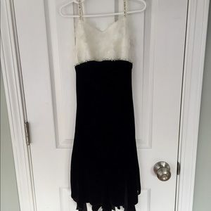 Velvet and sparkle sleeveless dress